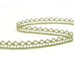 Мереживо 82195 051, хакі, 10 мм