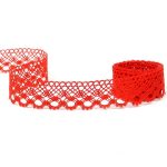Мереживо 82222 083, червоний, 21 мм