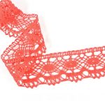 Мереживо 75238 358, кораловий, 51 мм