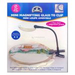 U1390 Збільшувана лупа DMC з затискачем та гнучким тримачем, діаметр 9 см - Зображення 2