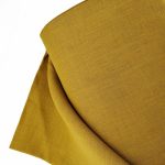 Лляна тканина 4с33/1138 гірчична, костюмна - Зображення 2