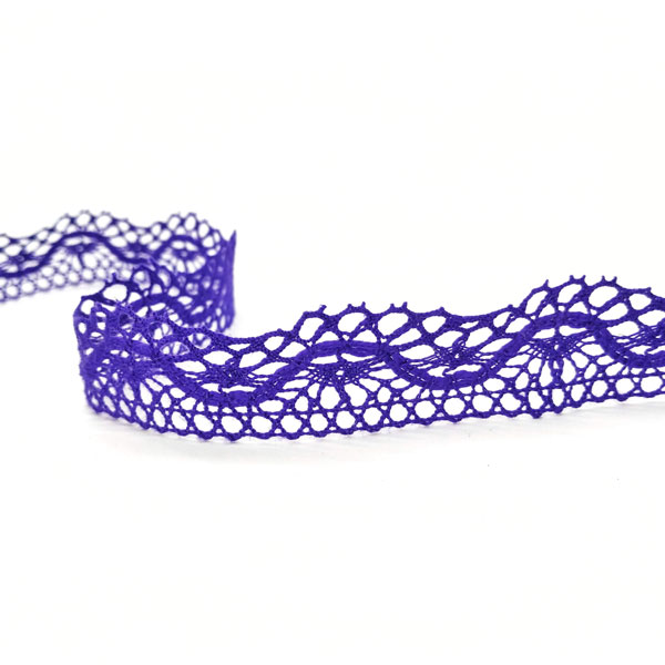 345-75416 Мереживо 75416 345, фіолетовий, бузковий, 27 мм - Зображення 1