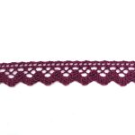 Мереживо 75259 018, фіолетовий, сливовий, 17 мм