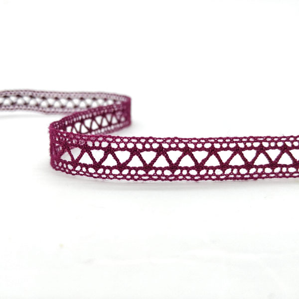 75526-018 Мереживо 75526 018, фіолетовий, сливовий, 11 мм - Зображення 1