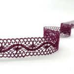 Мереживо 75577 018, фіолетовий, сливовий, 25 мм