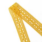 Мереживо 81031 071, темно-жовтий, 15 мм