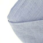 Лляна тканина 4с33/476 блакитно-сіра, костюмна - Зображення 2