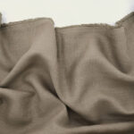 Лляна тканина 4с33/1204 сіро-коричнева, костюмна - Зображення 2
