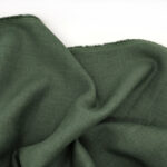 Лляна тканина 4с33/547 темна синьо-зелена, костюмна - Зображення 2