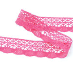 Мереживо 75077 343, фуксія, 32 мм
