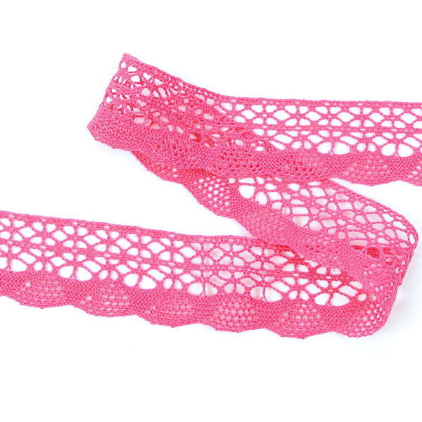 75077_06343-2 Мереживо 75077 343, фуксія, 32 мм - Зображення 1