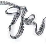 Мереживо 81128 100, чорне, 14 мм - Зображення 2