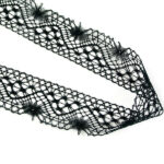 Мереживо 82316 100, чорне, 37 мм