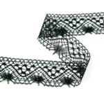 Мереживо 82316 100, чорне, 37 мм - Зображення 2