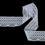 Мереживо 82319 000, біле, 40 мм