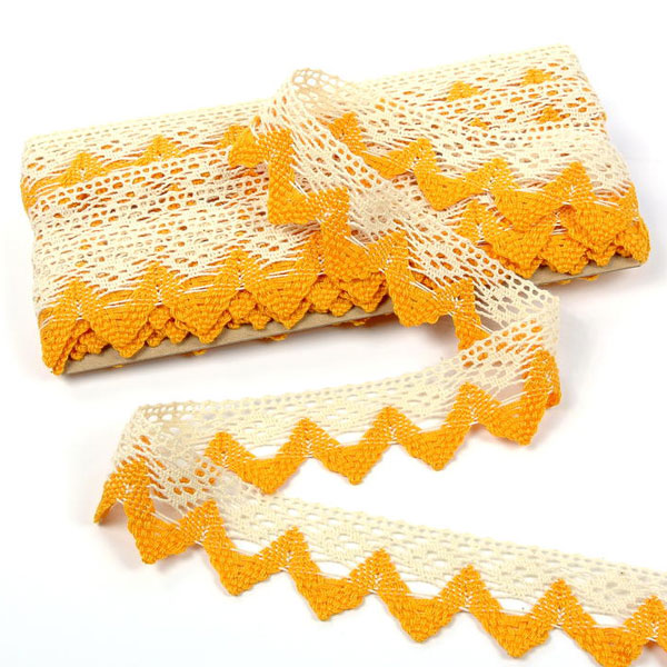 82334_06170-1 Мереживо 82334 170, екрю/жовте, 40 мм - Зображення 1