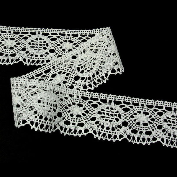 82339_21354-1 Мереживо 82339 21354, льон вибілений, 58 мм - Зображення 1