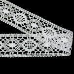 Мереживо 82340 000, біле, 55 мм