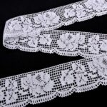 Мереживо 88022 000, біле, 75 мм