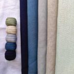 Тканина Кашель Cashel 3281/5153, Zweigart, морська хвиля темна - Зображення 3