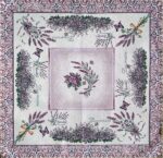 Іспанський гобелен 70*70 см / 100*100 см для скатертини малої 0В101 лаванда