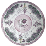 Іспанський гобелен круглий, діаметр 140 см для скатертини 0В101 лаванда