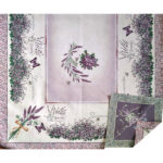 Іспанський гобелен 140*180 см / 140*220 см / 140*240 см для скатертини 0В101 лаванда