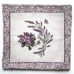 Декоративна гобеленова наволочка на подушку NP33, лаванда - Зображення 2
