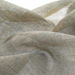Тканина з льону, тюль для гардин 63006/1/330 натуральна сіра