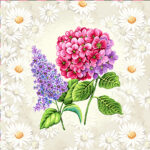 Заготовка для наволочки з гобелену "Гортензія", 45*45см, Іспанія - Зображення 2