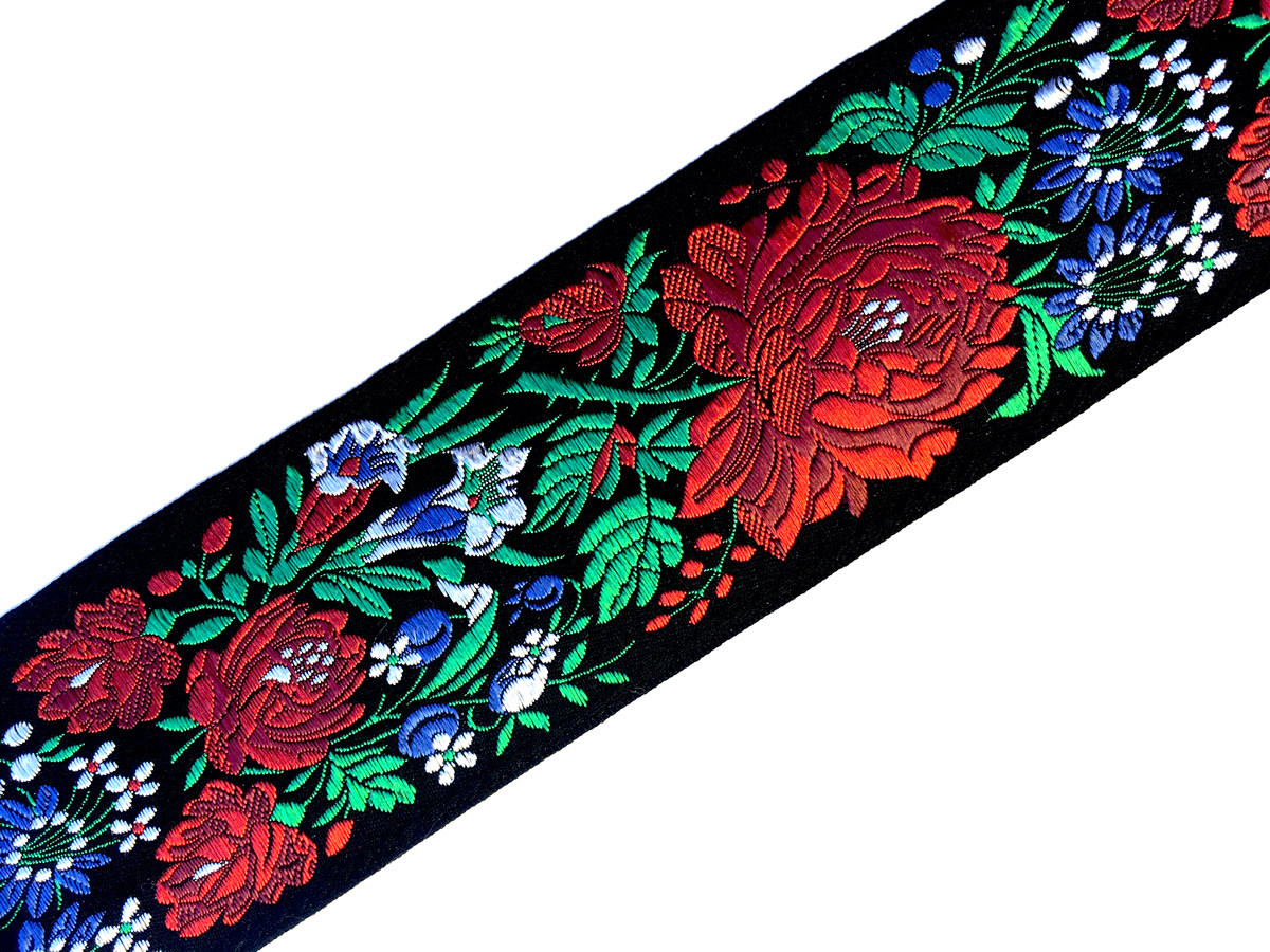 161-626-707-00-1 (1) Стрічка жакардова ST161-626, 70мм, Чехія - Зображення 1