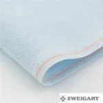 Тканина Brittney Lugana 3270/550, Zweigart, блакитна