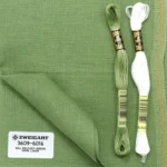 Тканина Белфаст Belfast 3609/6016, Zweigart, зелена - Зображення 2